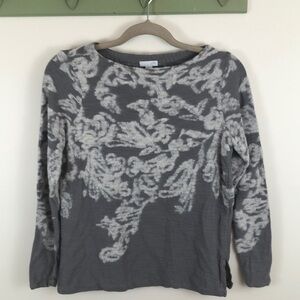 J Jill Gray Textured Top